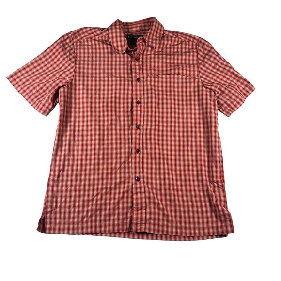 5.11 Tactical Series Mens Short Sleeve Button Up with Pocket Mens Size Medium - Picture 1 of 5